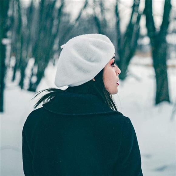 6PCS Beret, French Beanie, Outdoor, Winter, Fashion Lady Hat main image 4